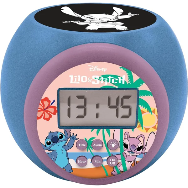 Réveil avec projecteur Disney Stitch