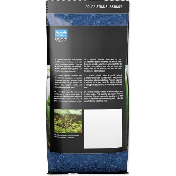 Sable Aqua Excellent bleu glacier 3-6mm 1kg