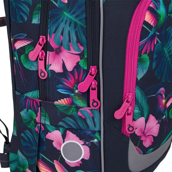 Sac à dos scolaire avec colibris Topgal LORI 25008