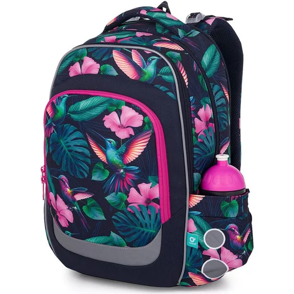 Sac à dos scolaire avec colibris Topgal LORI 25008