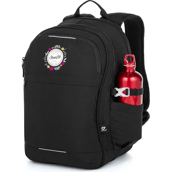 Sac à dos étudiant noir Topgal RONY 23026