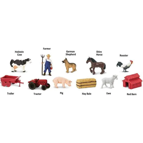 Safari® Toob Animaux de la ferme 11 figurines