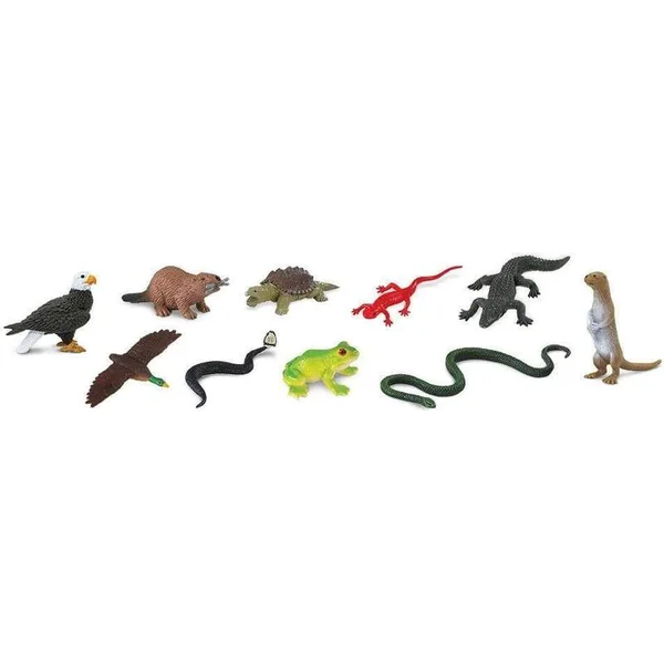 Safari® Toob Animaux de rivière 10 figurines