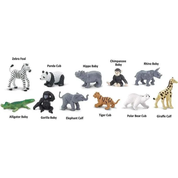 Safari® Toob Bébés Zoo 11 figurines
