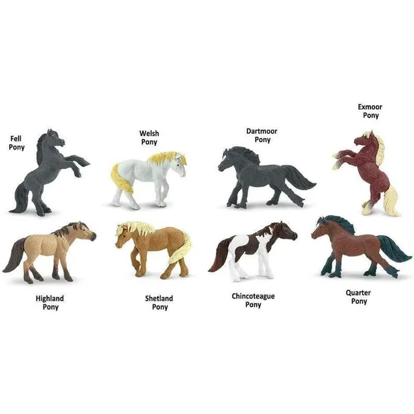 Safari® Toob Poneys 8 figurines