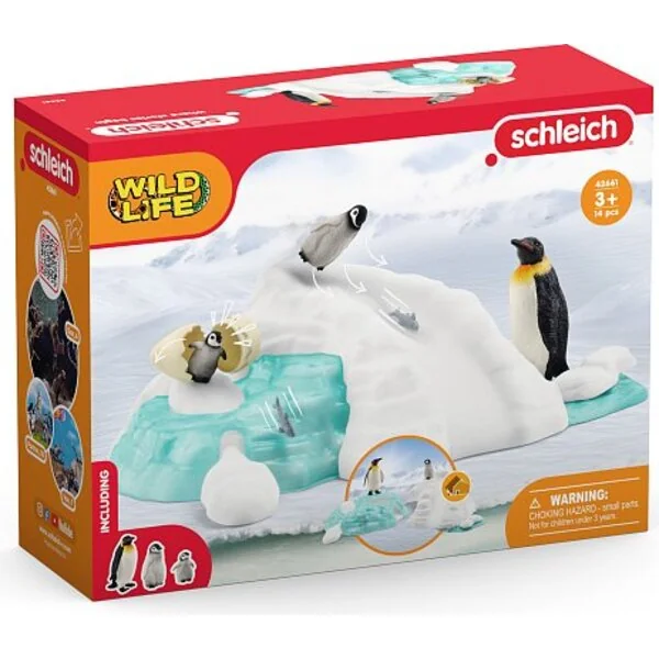 Schleich Amusement familial avec des pingouins