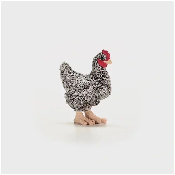 Schleich - Farm World - Plymouth Rock Hen - Action & Toy Figures - 13997