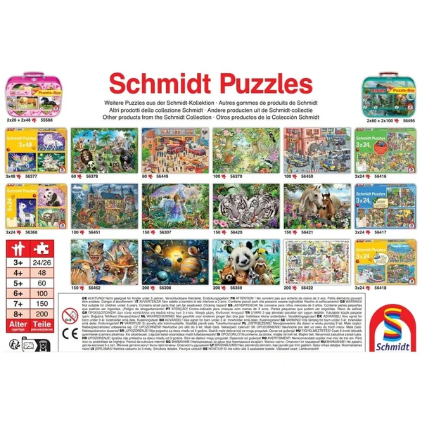 Schmidt Spiele - Excavator 40 Pcs and Siku Play Vehicle - Puzzles