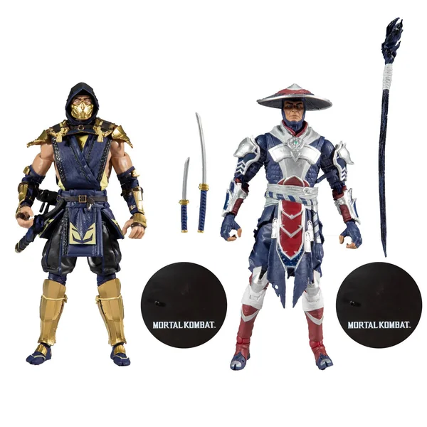 Scorpion & Raiden pack 2 figurines Mortal Kombat McFarlane Toys 18 cm