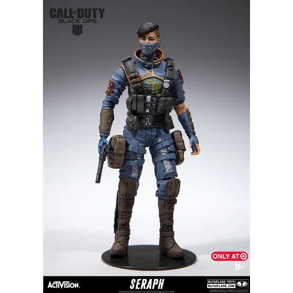 SERAPH FIGURINE CALL OF DUTY BLACK OP Mc FARLANE TOYS 15 CM