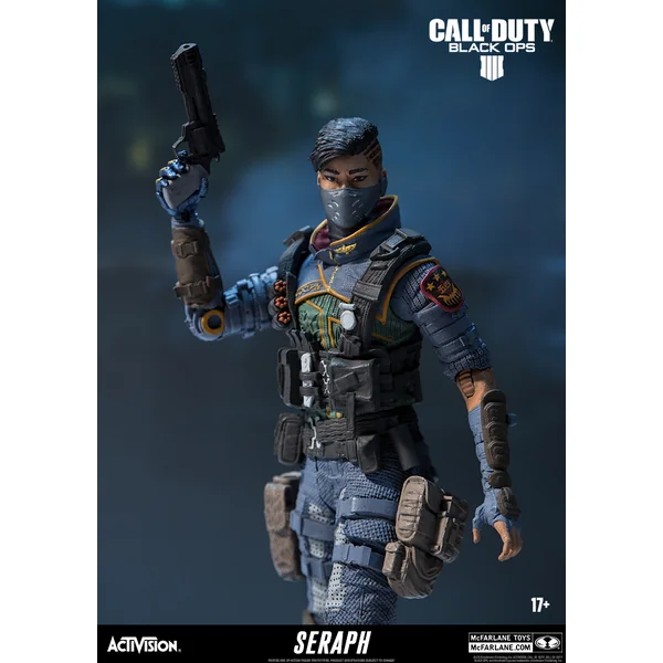 SERAPH FIGURINE CALL OF DUTY BLACK OP Mc FARLANE TOYS 15 CM