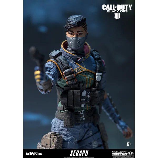 SERAPH FIGURINE CALL OF DUTY BLACK OP Mc FARLANE TOYS 15 CM