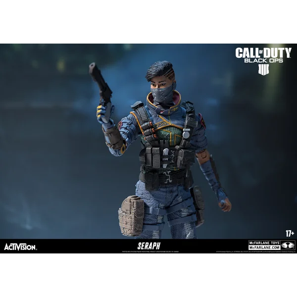 SERAPH FIGURINE CALL OF DUTY BLACK OP Mc FARLANE TOYS 15 CM