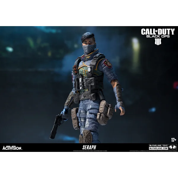 SERAPH FIGURINE CALL OF DUTY BLACK OP Mc FARLANE TOYS 15 CM