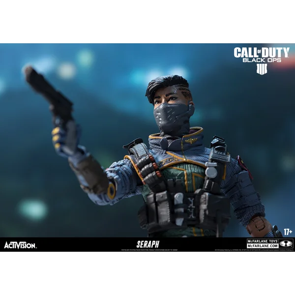 SERAPH FIGURINE CALL OF DUTY BLACK OP Mc FARLANE TOYS 15 CM