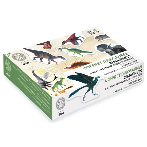 SET DE 21 MAGNETS DINOSAURES MUSEUM