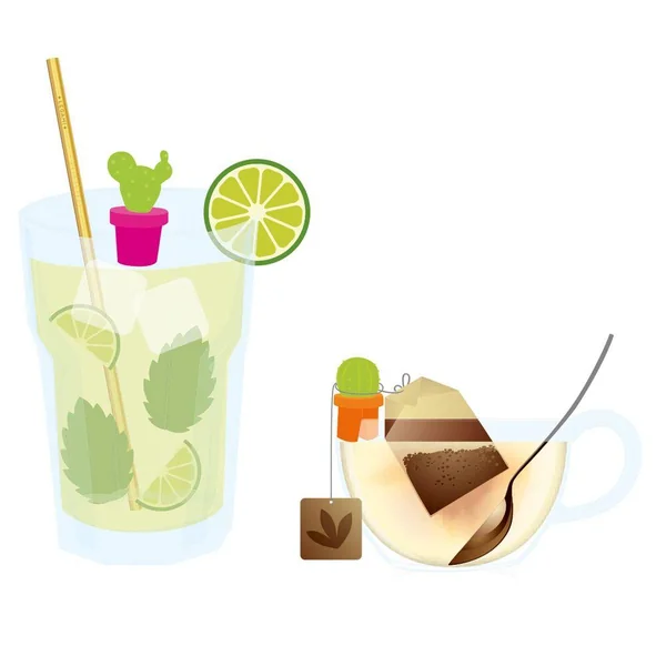 SET OF 6 DRINK MARKERS - FIESTA! - MULTICOLOR - CACTUS