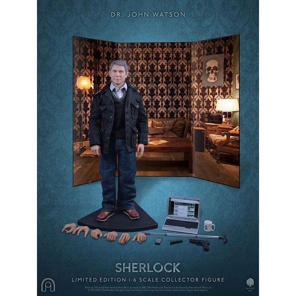 SHERLOCK: Dr JOHN WATSON - figurine articulée 1/6 30 cm