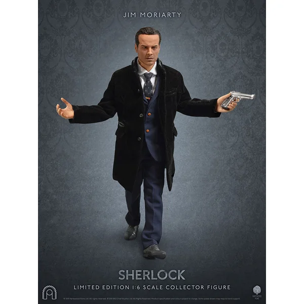 SHERLOCK: JIM MORIARTY - figurine articulée 1/6 30 cm