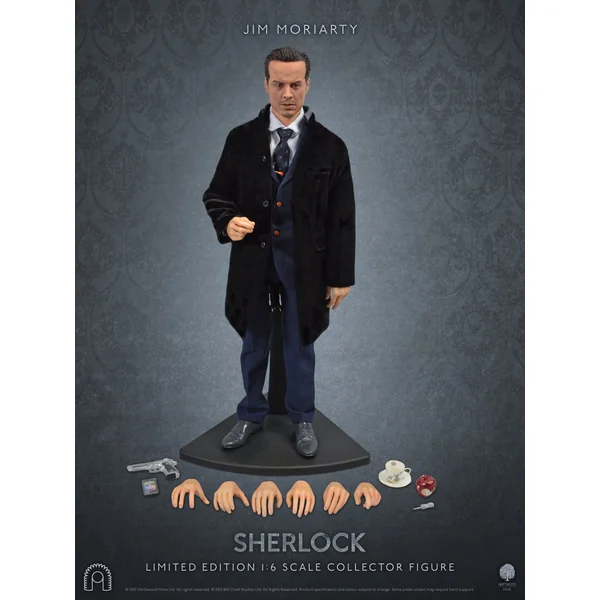 SHERLOCK: JIM MORIARTY - figurine articulée 1/6 30 cm