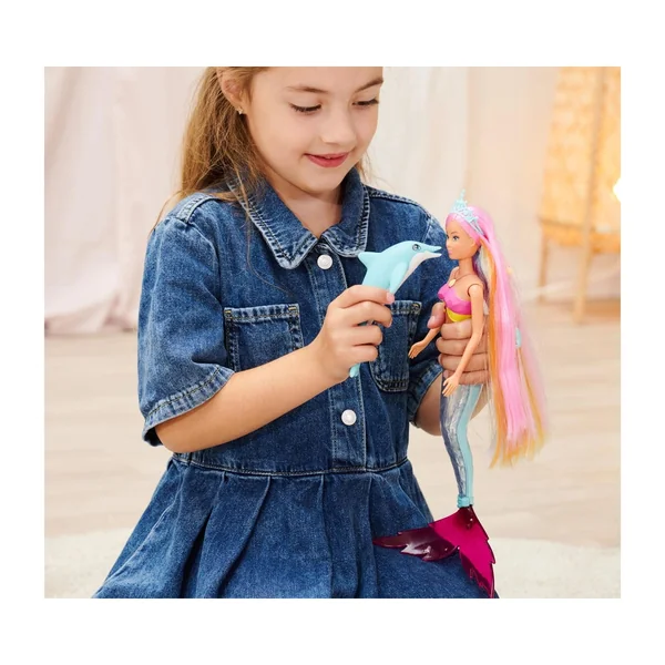 Simba - Dolls - Steffi Love Mermaizing Mermaid Doll - Light-Up Tail - 3 Years