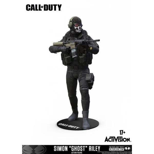 SIMON « GHOST » RILEY FIGURINE CALL OF DUTY McFARLANE TOYS 15 CM