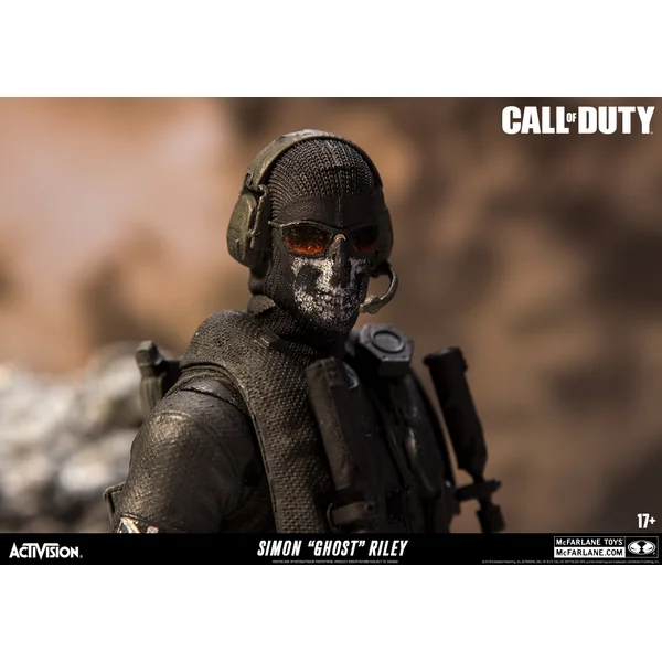 SIMON « GHOST » RILEY FIGURINE CALL OF DUTY McFARLANE TOYS 15 CM