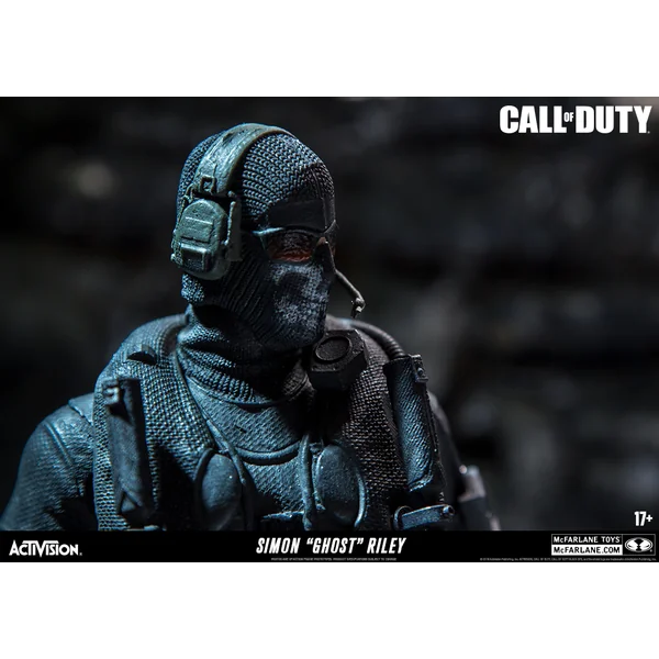 SIMON « GHOST » RILEY FIGURINE CALL OF DUTY McFARLANE TOYS 15 CM