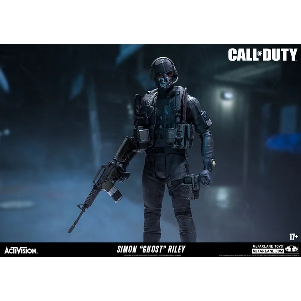 SIMON « GHOST » RILEY FIGURINE CALL OF DUTY McFARLANE TOYS 15 CM