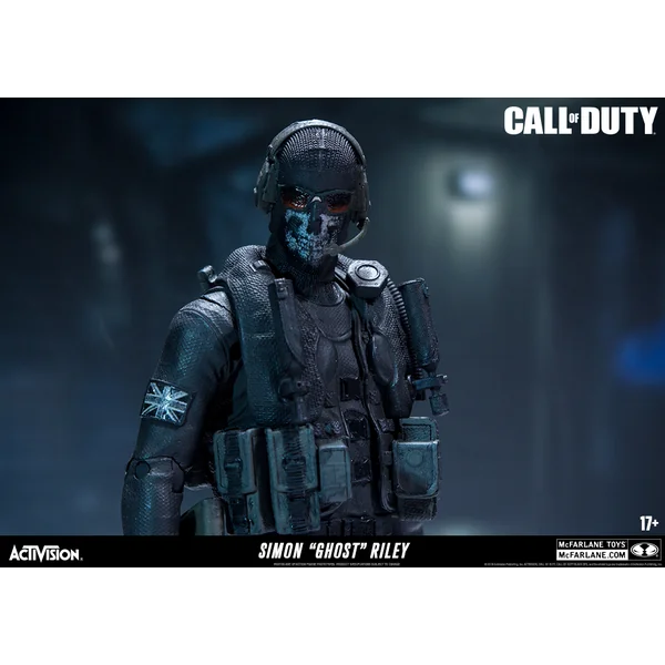 SIMON « GHOST » RILEY FIGURINE CALL OF DUTY McFARLANE TOYS 15 CM