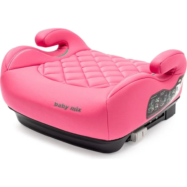 Siège-auto-rehausseur BABY MIX HERO Plus ISOFIX I-SIZE rose