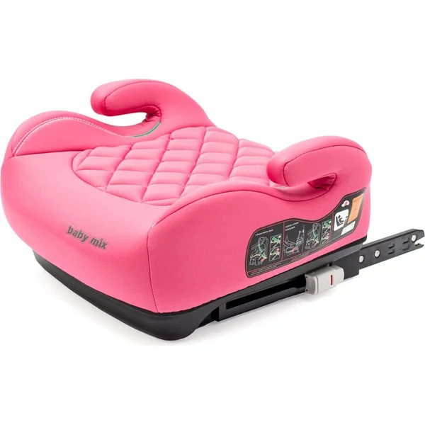 Siège-auto-rehausseur BABY MIX HERO Plus ISOFIX I-SIZE rose