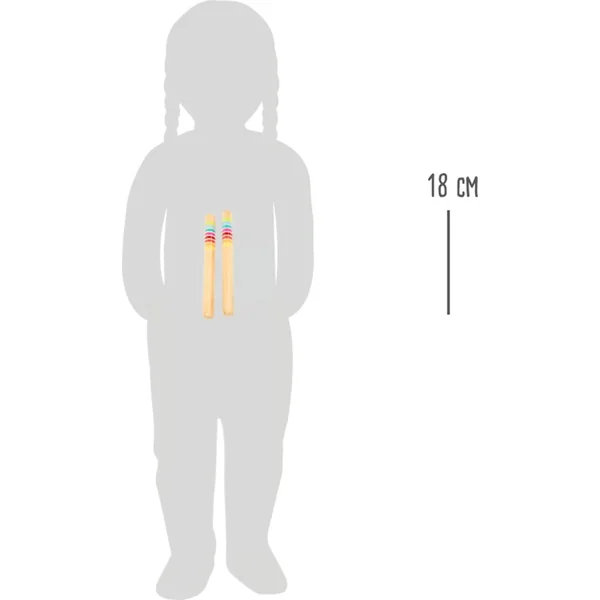 Small Foot Bâtons de musique en bois