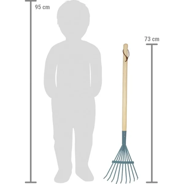 small foot Râteau bleu 1 pc