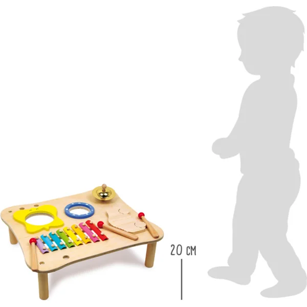 Small Foot Table de musique en bois Deluxe