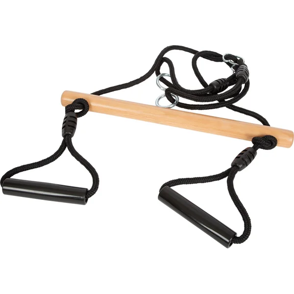 Small foot Trapèze avec anneaux de gymnastique Black Line