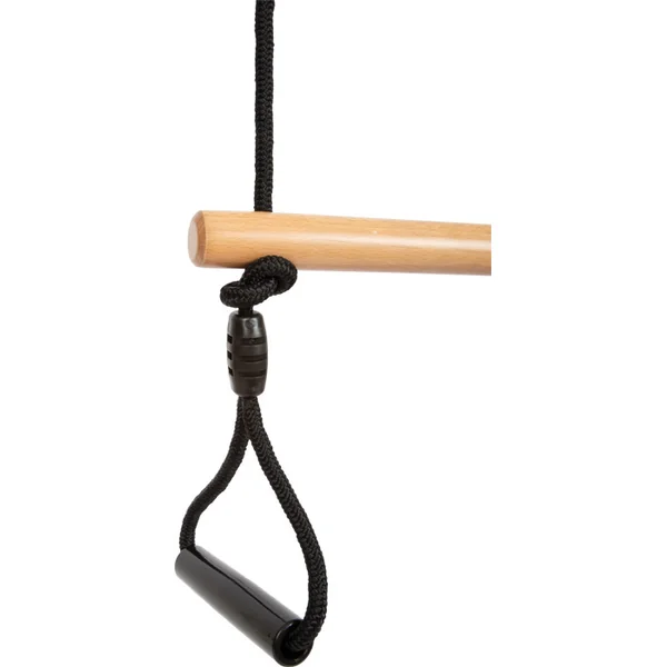 Small foot Trapèze avec anneaux de gymnastique Black Line