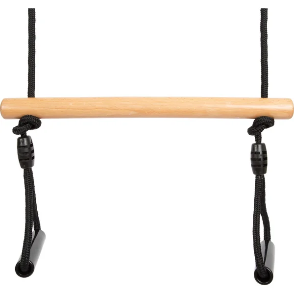 Small foot Trapèze avec anneaux de gymnastique Black Line