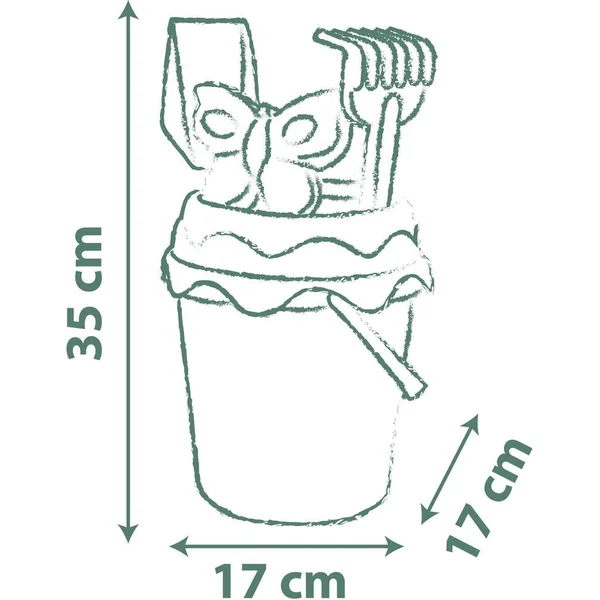 SMOBY LIFE SEAU GARNI DIAMETRE 17 CM