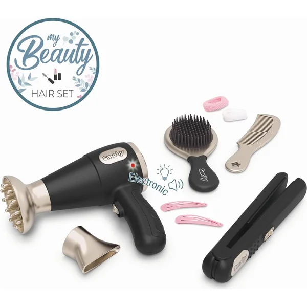 Smoby My Beauty Ensemble de coiffure avec sèche-cheveux