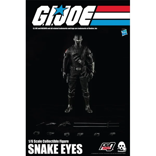 Snake Eyes figurine 1/6 G.I. Joe Figzero Threezero 30 cm