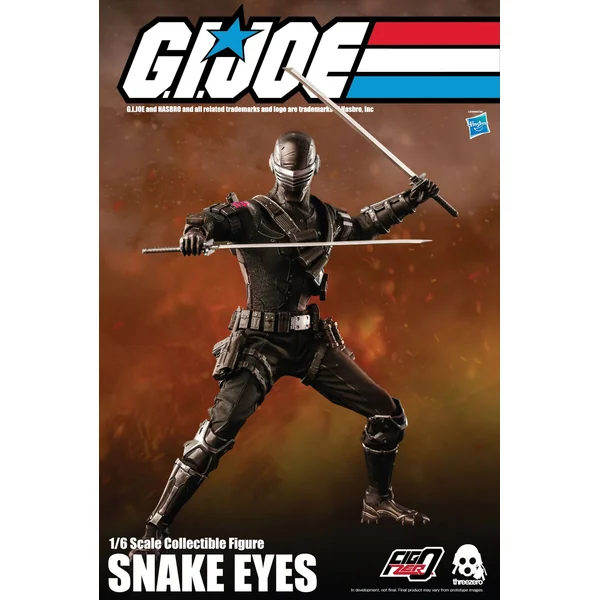 Snake Eyes figurine 1/6 G.I. Joe Figzero Threezero 30 cm