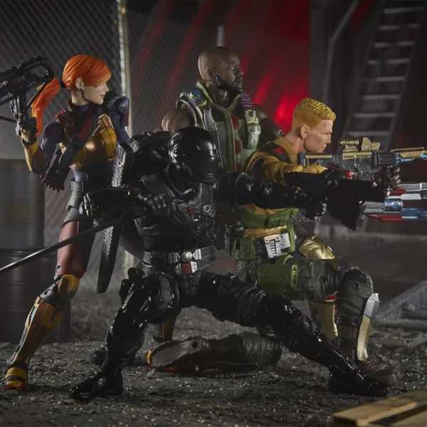 SNAKE EYES FIGURINE G.I. JOE CLASSIFIED SERIES WAVE 1 HASBRO 15 CM