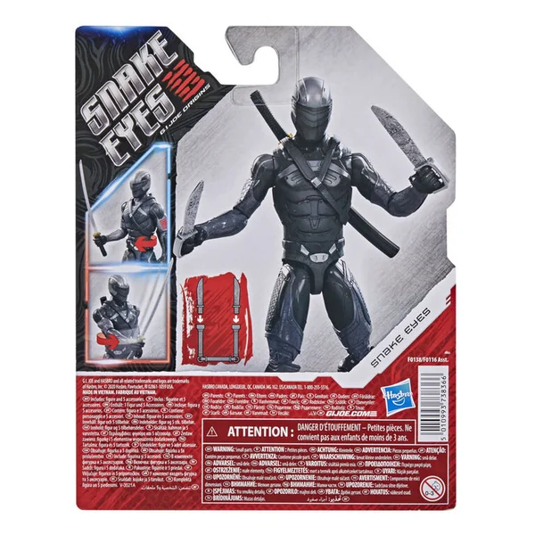 Snake Eyes figurine Snake Eyes G.I. Joe Origins Hasbro 15 cm
