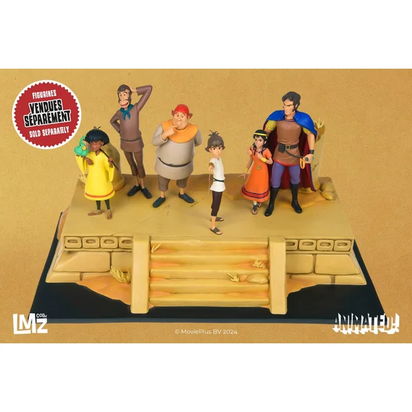Socle décor Les Mystérieuses Cités d'Or les ruines du temple LMZ Collectibles ANIMATED! 2024