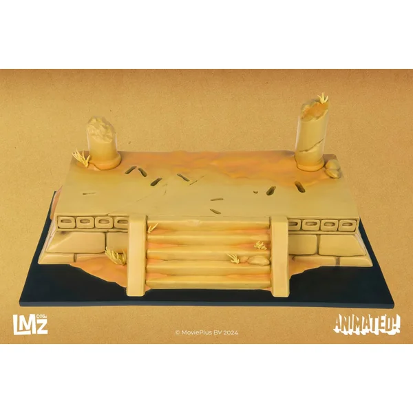 Socle décor Les Mystérieuses Cités d'Or les ruines du temple LMZ Collectibles ANIMATED! 2024