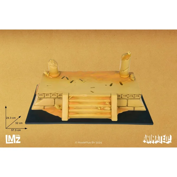 Socle décor Les Mystérieuses Cités d'Or les ruines du temple LMZ Collectibles ANIMATED! 2024