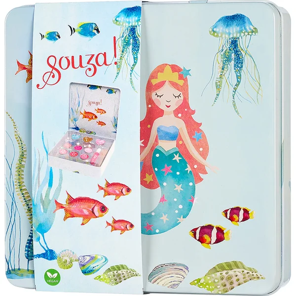 Souza Souza! - Coffret de maquillage pour enfants en étui métallique - sirène
