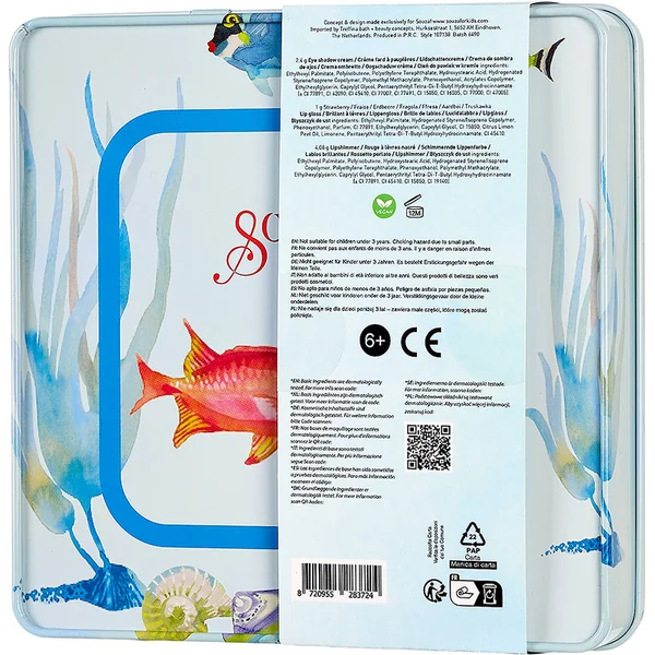 Souza Souza! - Coffret de maquillage pour enfants en étui métallique - sirène