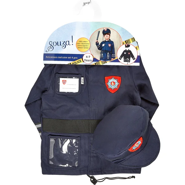 Souza Souza! - costume enfant - Policier - 4-7 ans, 110-122 cm